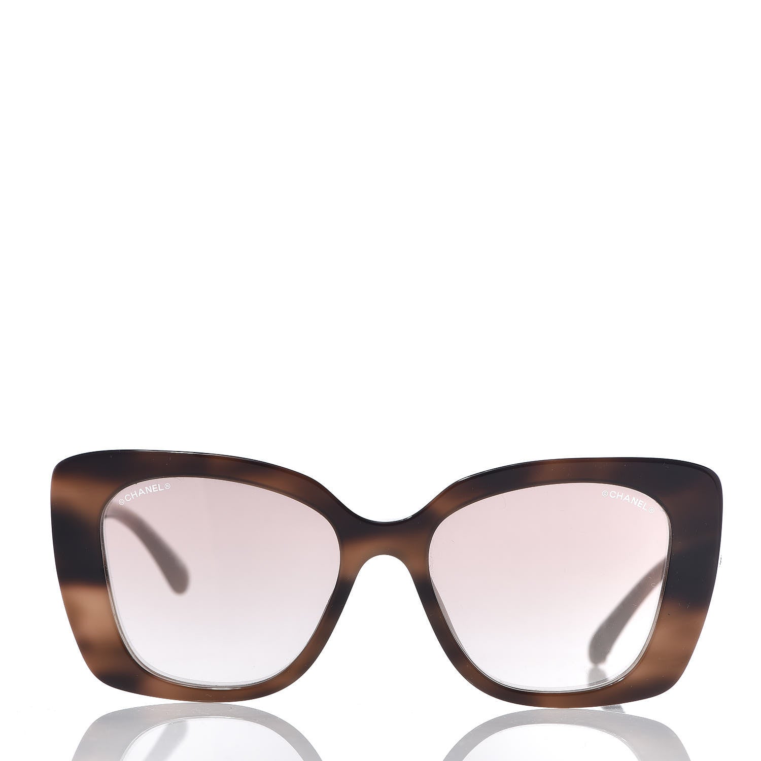 Chanel Acetate Strass Square Sunglasses 5422 Tortoise 2 of 7