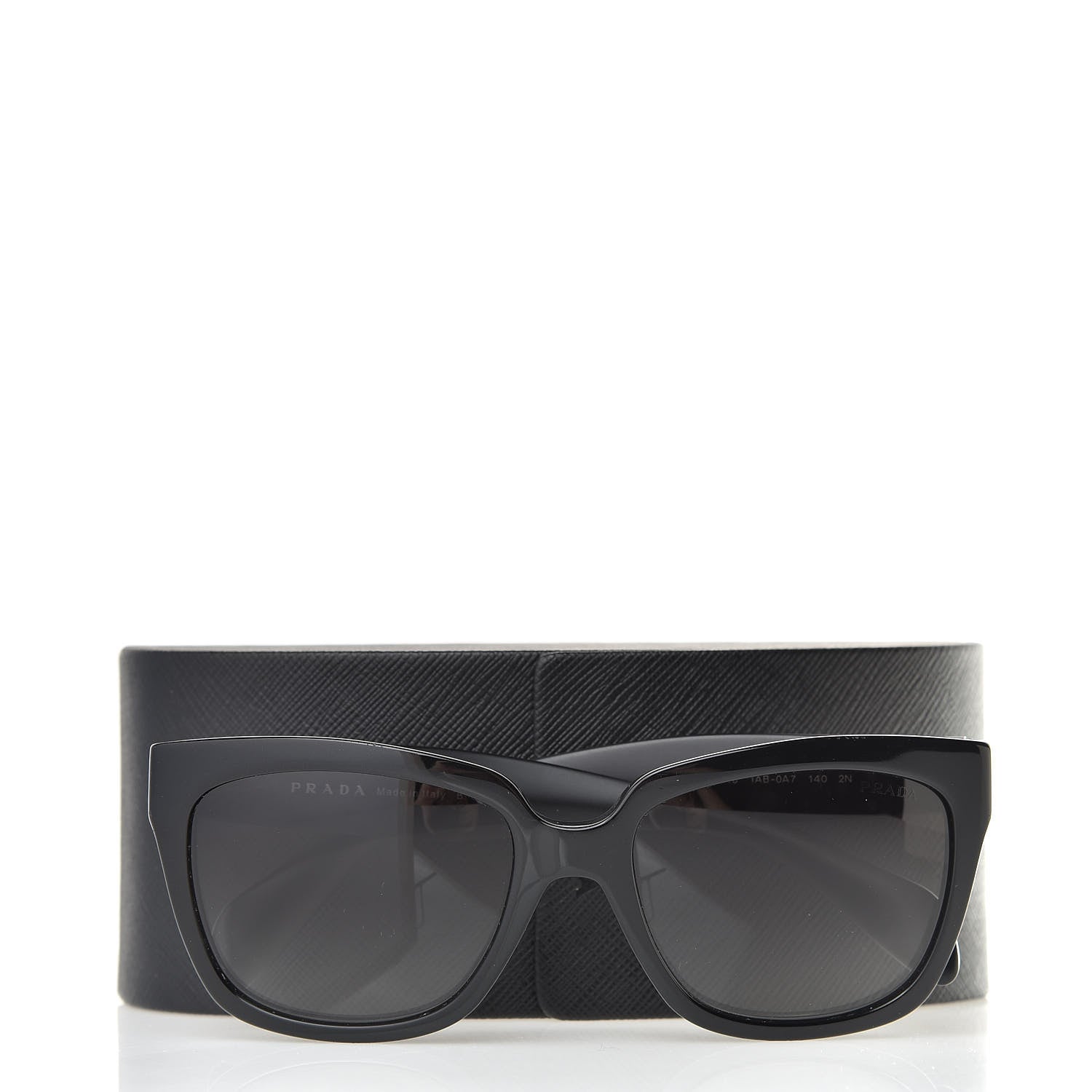 Prada Square Sunglasses SPR 07P Black 9 of 9