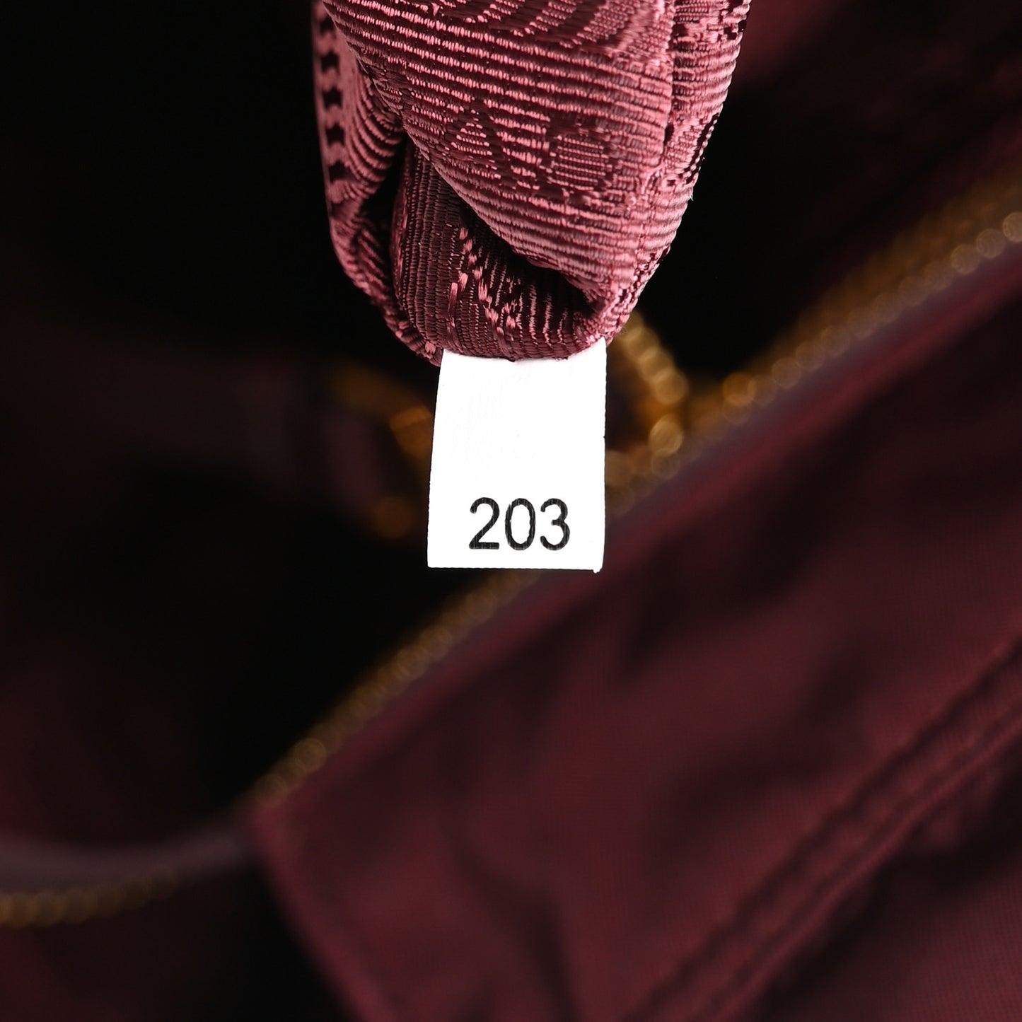 Tessuto Nylon Saffiano Tote Granato
