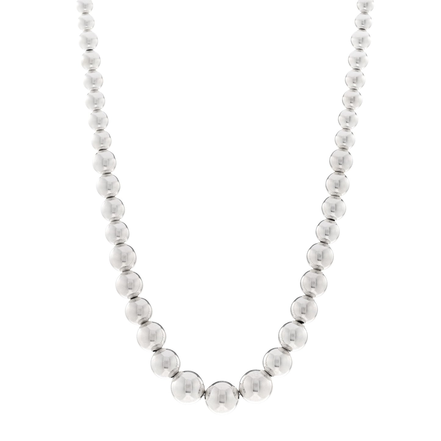 Sterling Silver HardWear Graduated Ball Necklace
