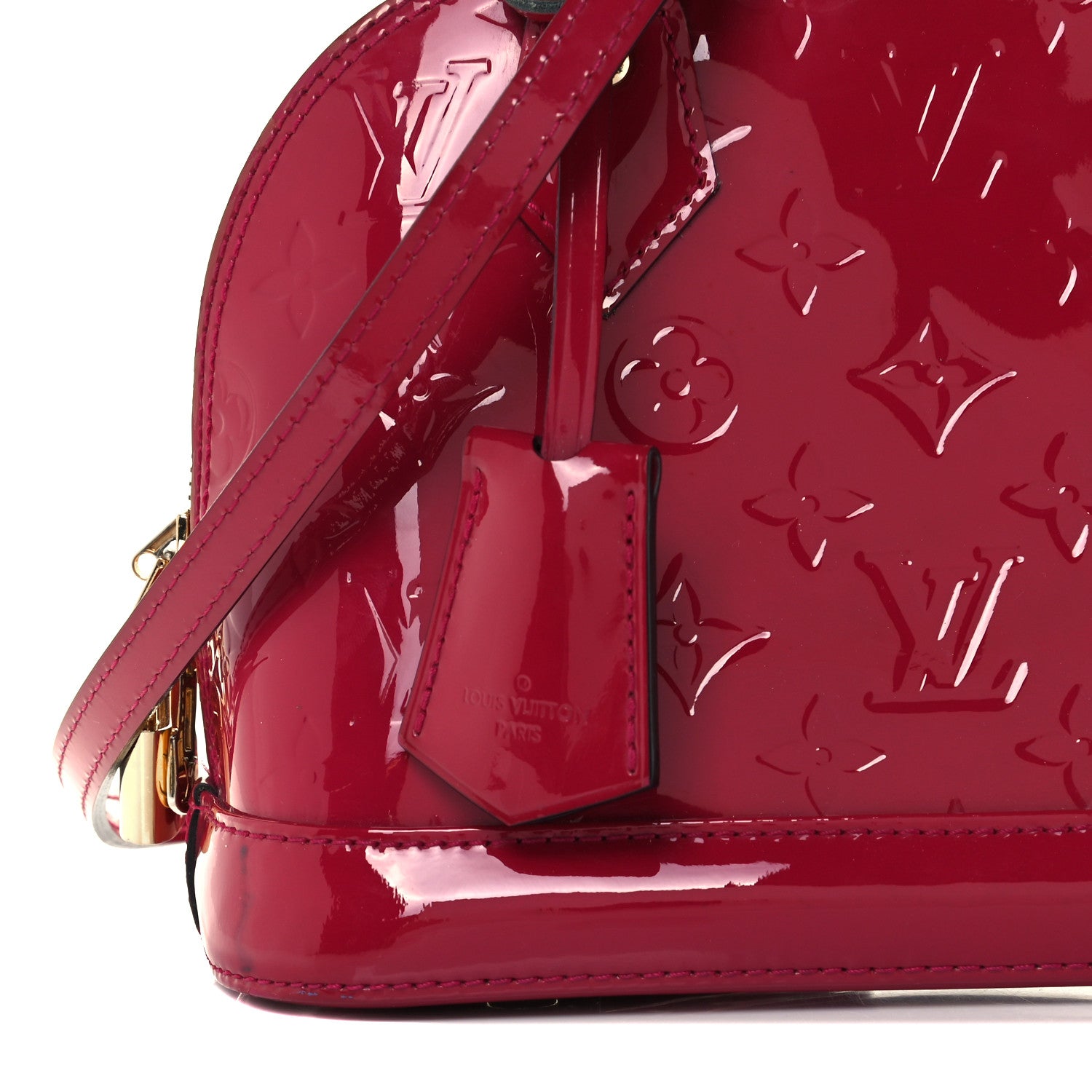 Louis Vuitton Vernis Alma BB Rose Indien 7 of 12