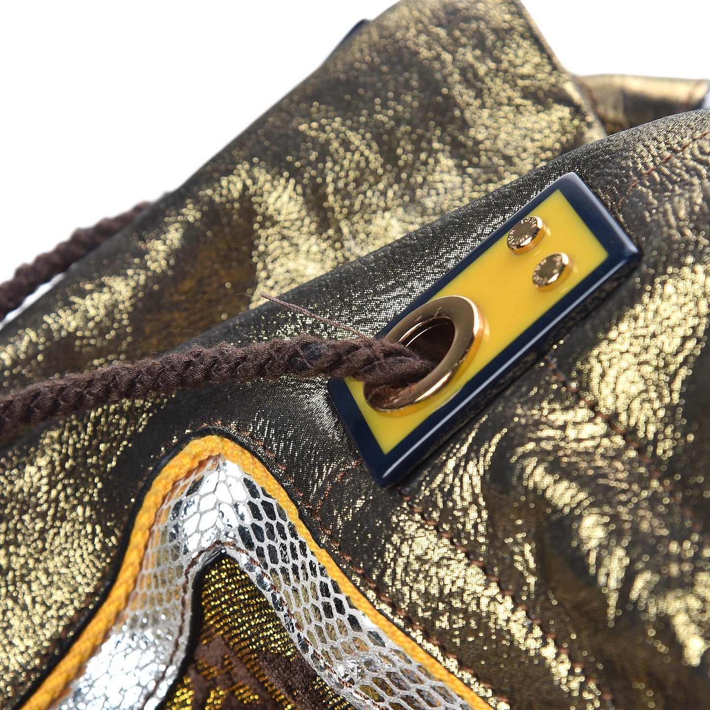 Monogram Lurex Sunbird Gold