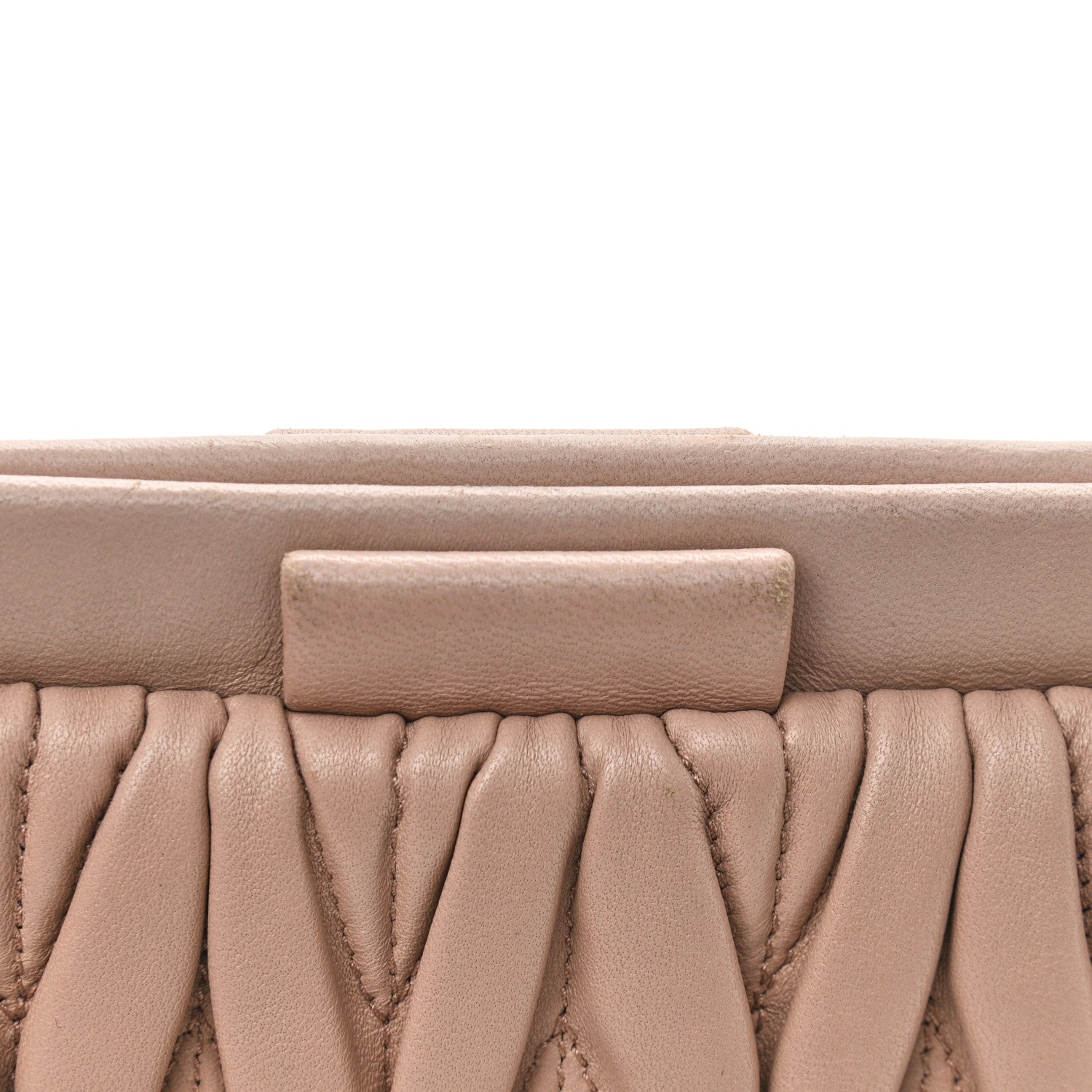 Miu Miu Nappa Matelasse Crossbody Clutch Cammeo 16 of 16