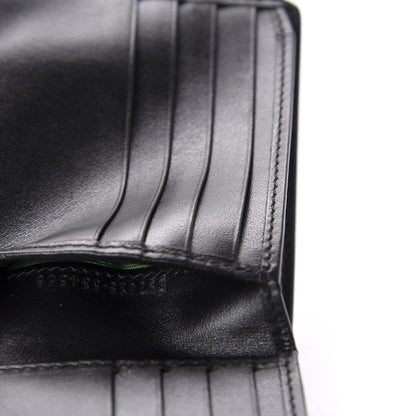 Gucci Calfskin G Rhombus Quilted Bi-Fold Wallet Black 6 of 7