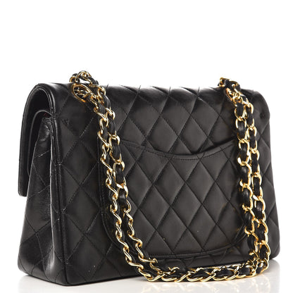 Chanel Lambskin Quilted Small Double Flap Black 4 of 13