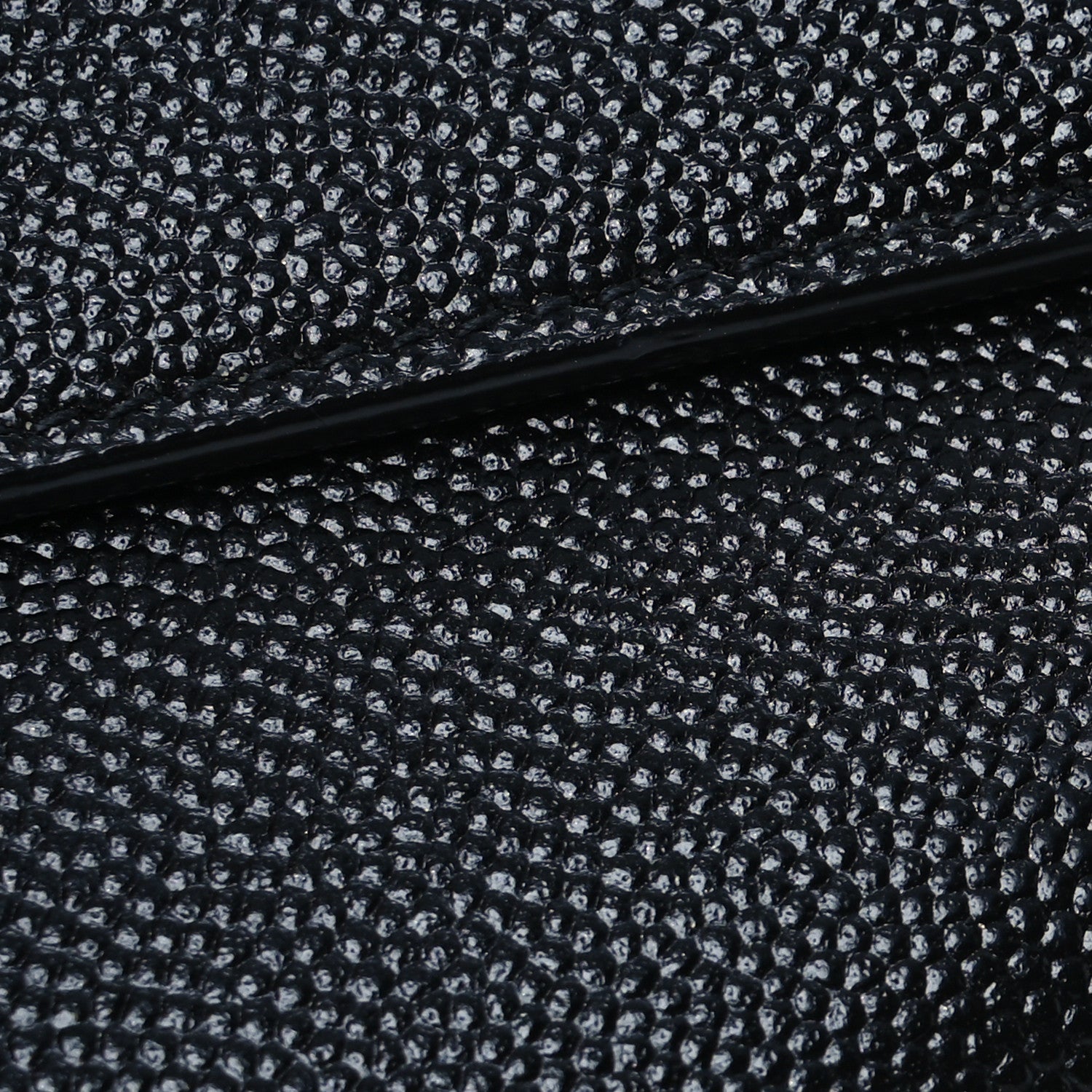 Saint Laurent Grain de Poudre Uptown Chain Wallet Black 12 of 14