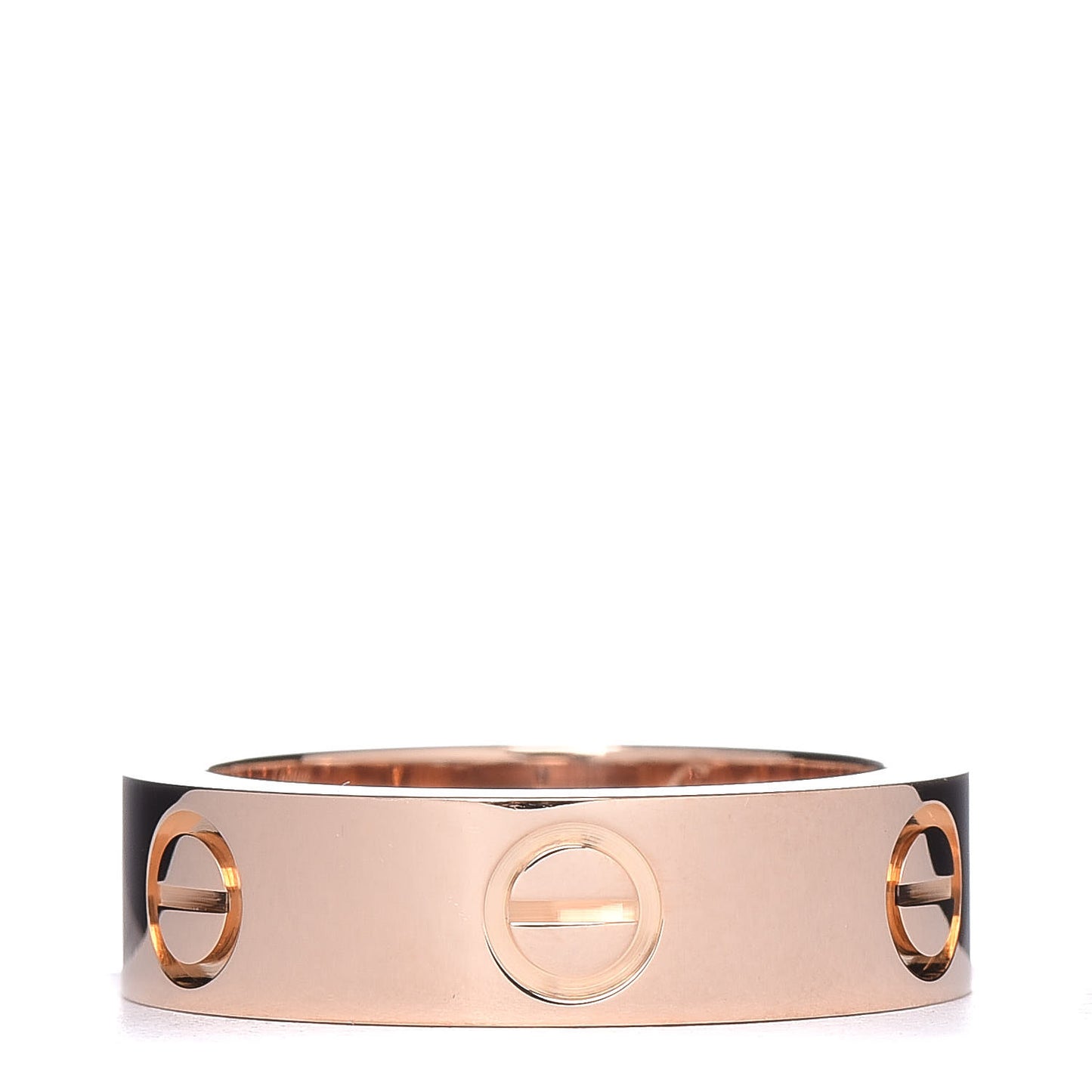 18K Pink Gold Pink Sapphire 5.5mm LOVE Ring 52 6