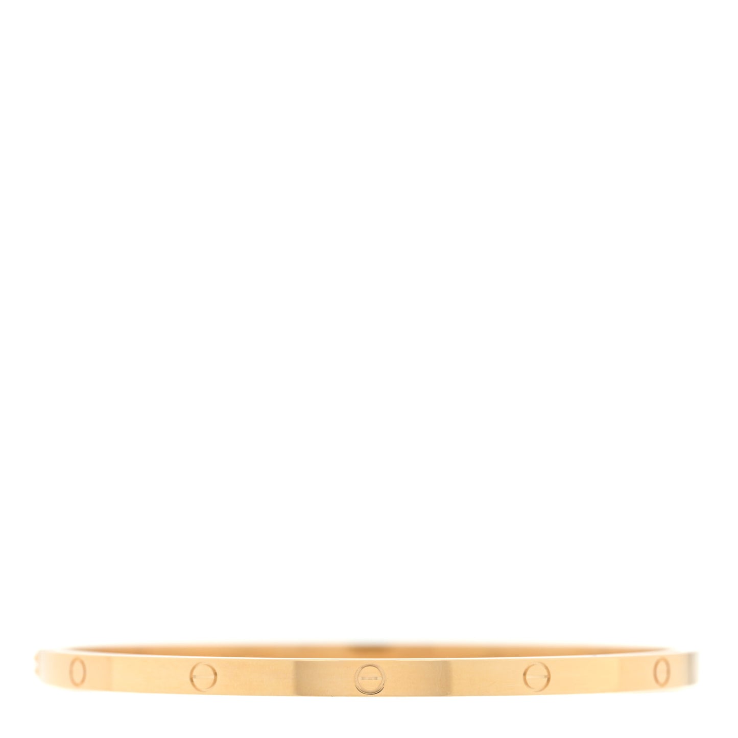 18K Yellow Gold Small LOVE Bracelet 19