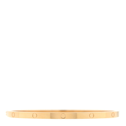 Cartier 18K Yellow Gold Small LOVE Bracelet 19 2 of 7