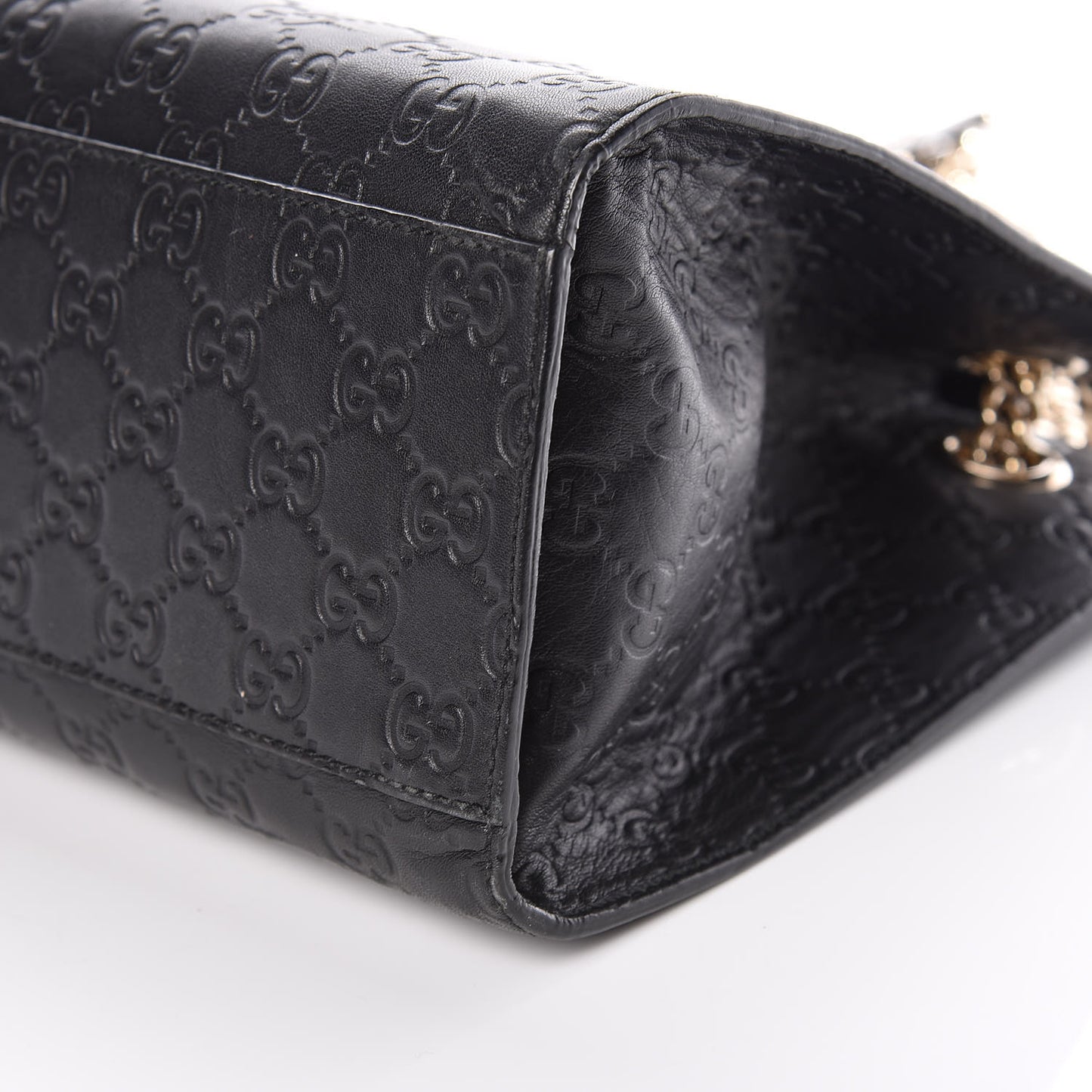 Guccissima Large Emily Chain Shoulder Bag Black