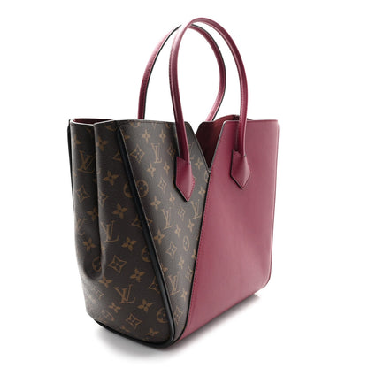 Louis Vuitton Calfskin Monogram Kimono Tote Grape 3 of 9