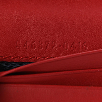 Gucci GG Supreme Monogram Blooms Card Case Wallet Beige Blue Navy Hibiscus Red 7 of 9