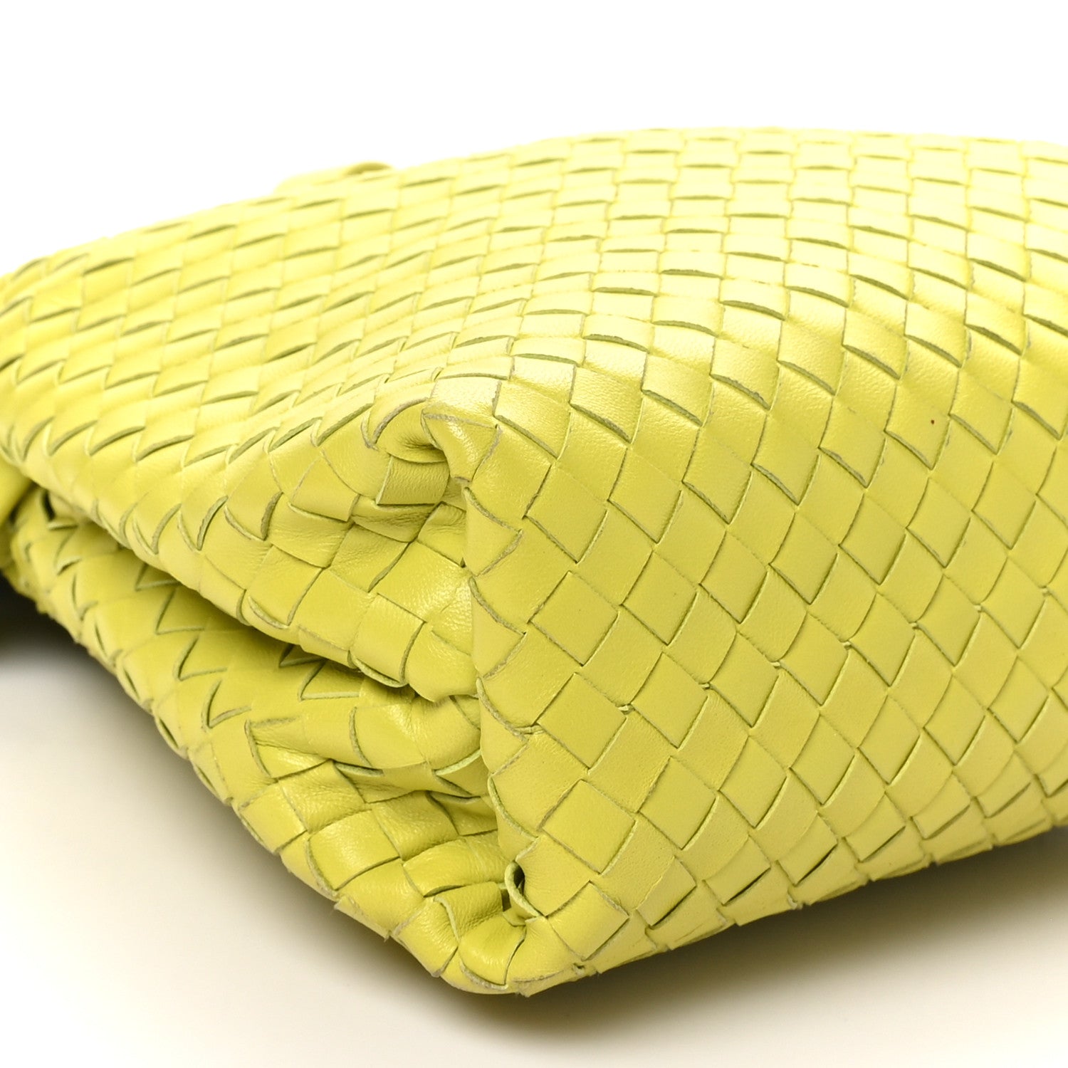 Bottega Veneta Nappa Intrecciato The Fold Crossbody Kiwi 8 of 9