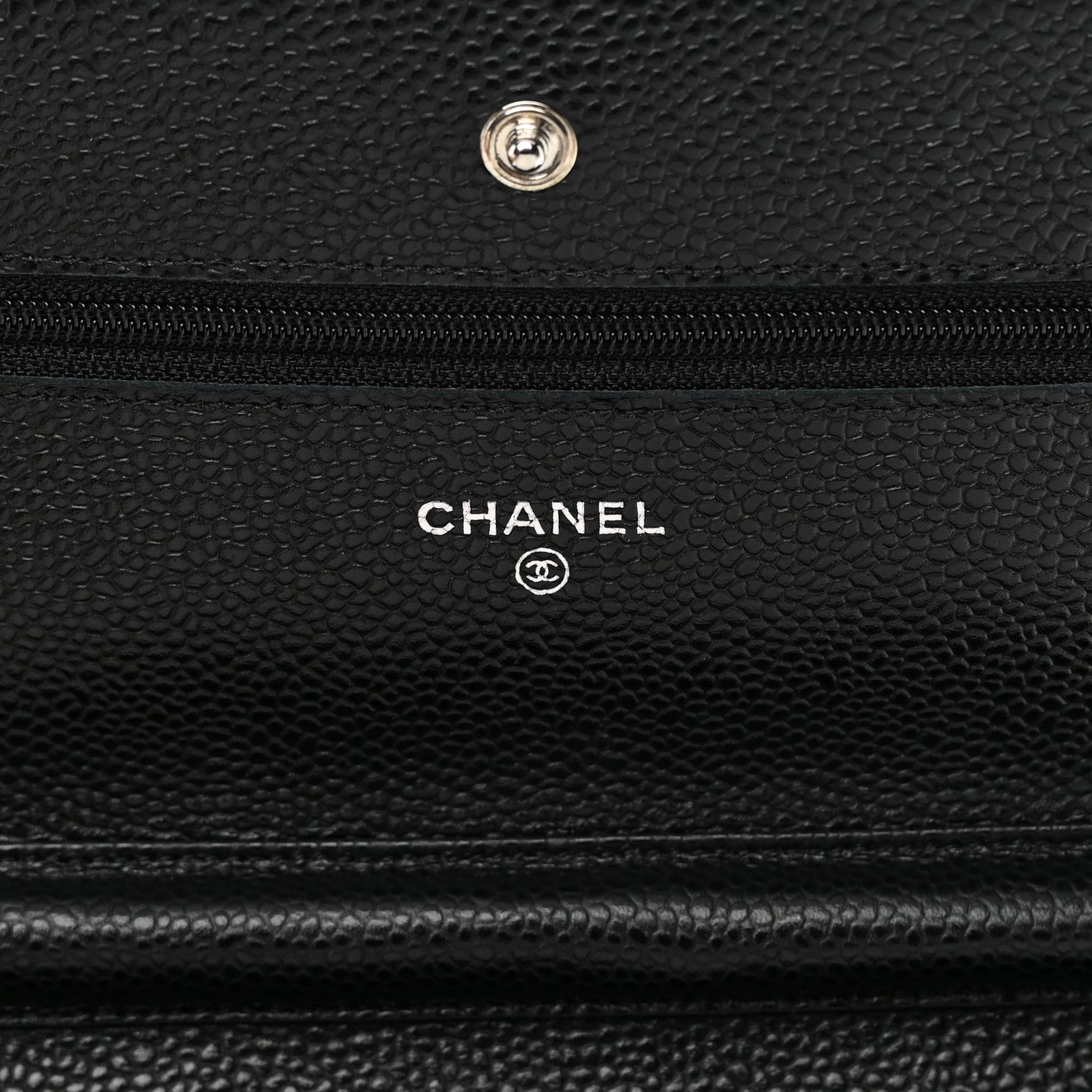 Chanel Caviar Quilted Wallet on Chain WOC Black 6 of 12