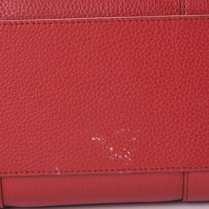 Mulberry Classic Grain Calfskin Small Bayswater Double Zip Tote Scarlet 9 of 9