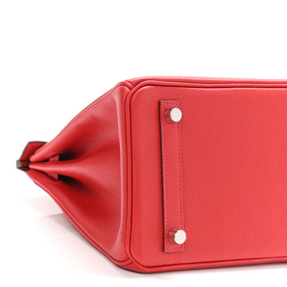 Hermes Taurillon Novillo Birkin 25 Geranium 9 of 11