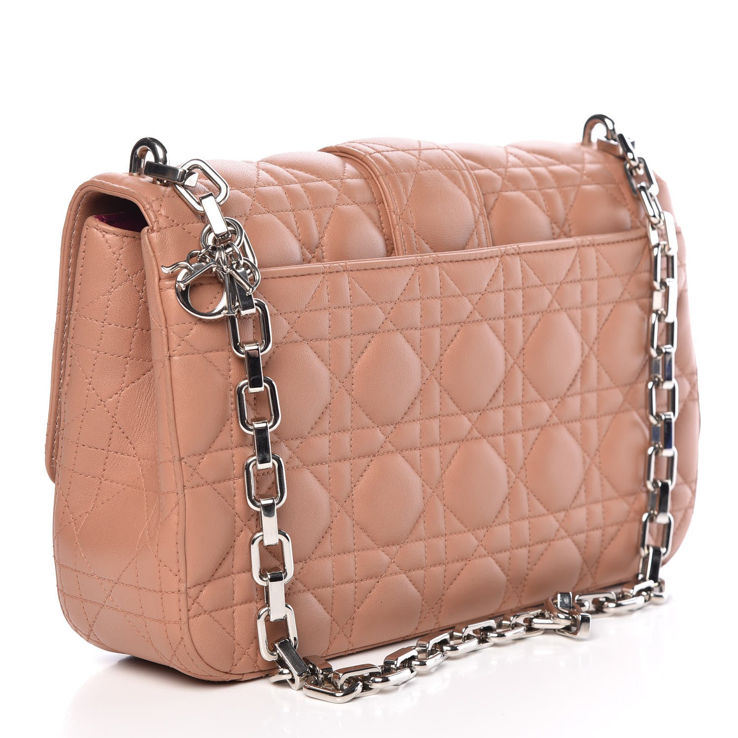 Christian Dior Lambskin Cannage Medium Miss Dior Flap Bois de Rose 3 of 11