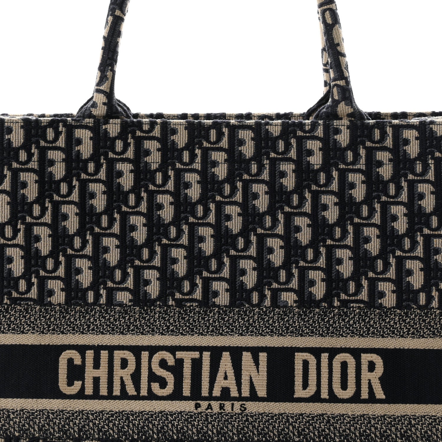 Christian Dior Oblique Large Book Tote Blue Multicolor 8 of 10