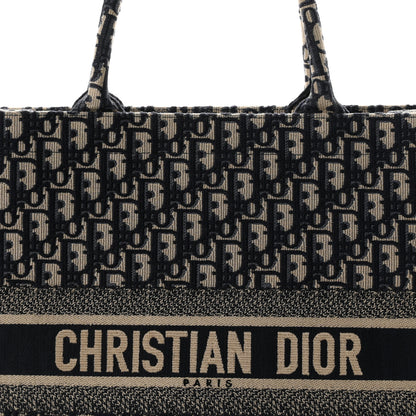 Christian Dior Oblique Large Book Tote Blue Multicolor 8 of 10