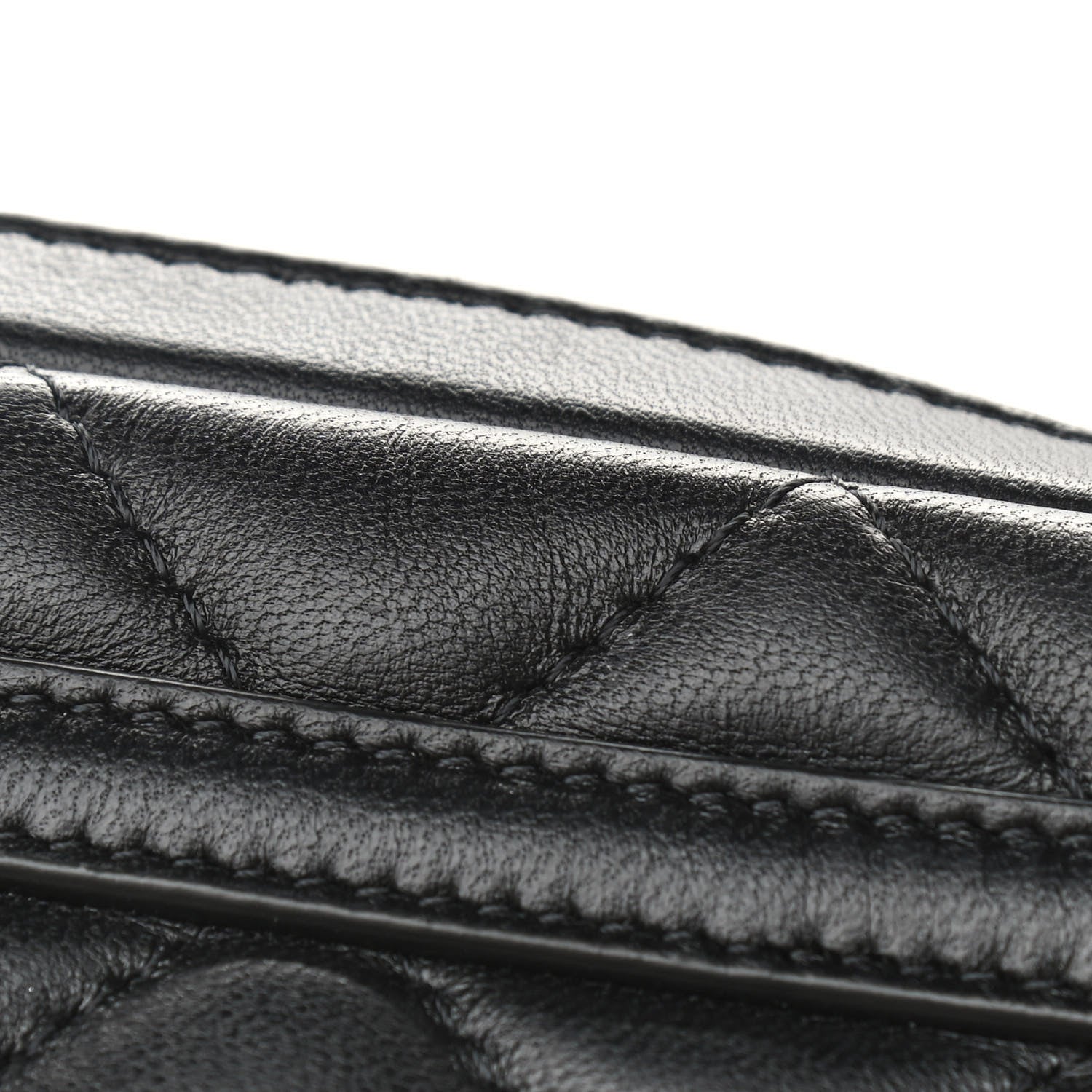 Chanel Lambskin Quilted Waist Bag Black 13 of 16