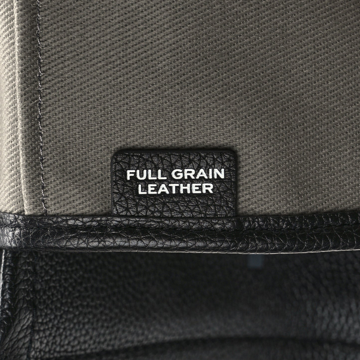 Grained Calfskin Medium The Tote Bag Black