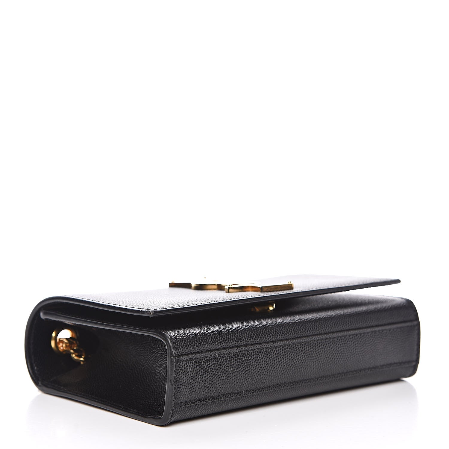 Saint Laurent Grain De Poudre Small Monogram Kate Satchel Black 4 of 11