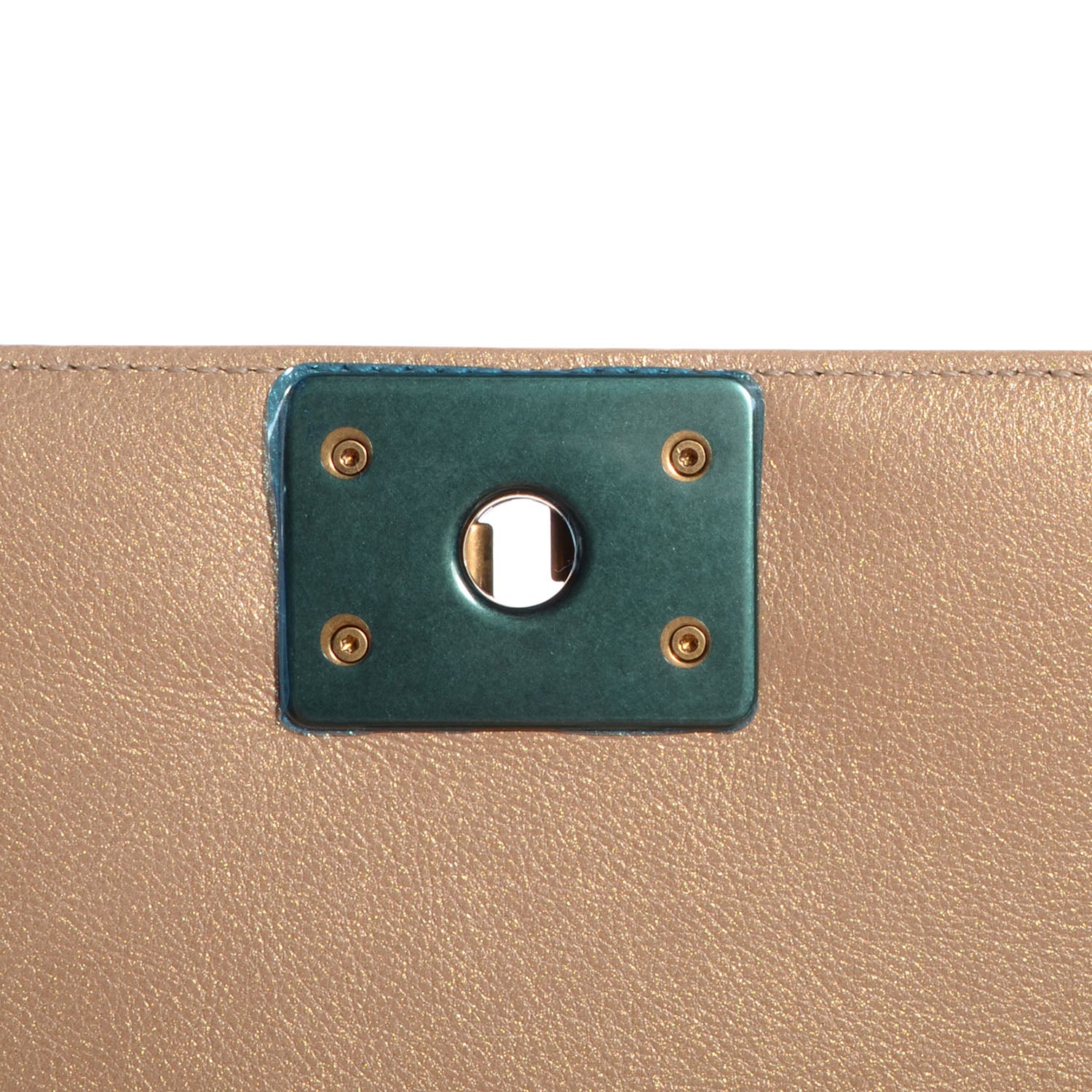 Chanel Pearl Calfskin Medium Boy Flap Gold 6 of 9