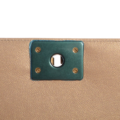 Chanel Pearl Calfskin Medium Boy Flap Gold 6 of 9