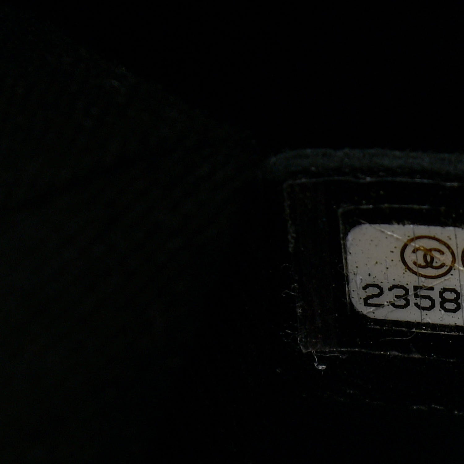 Chanel Canvas Chevron Cuba Patchwork Shopper Tote Black 7 of 10
