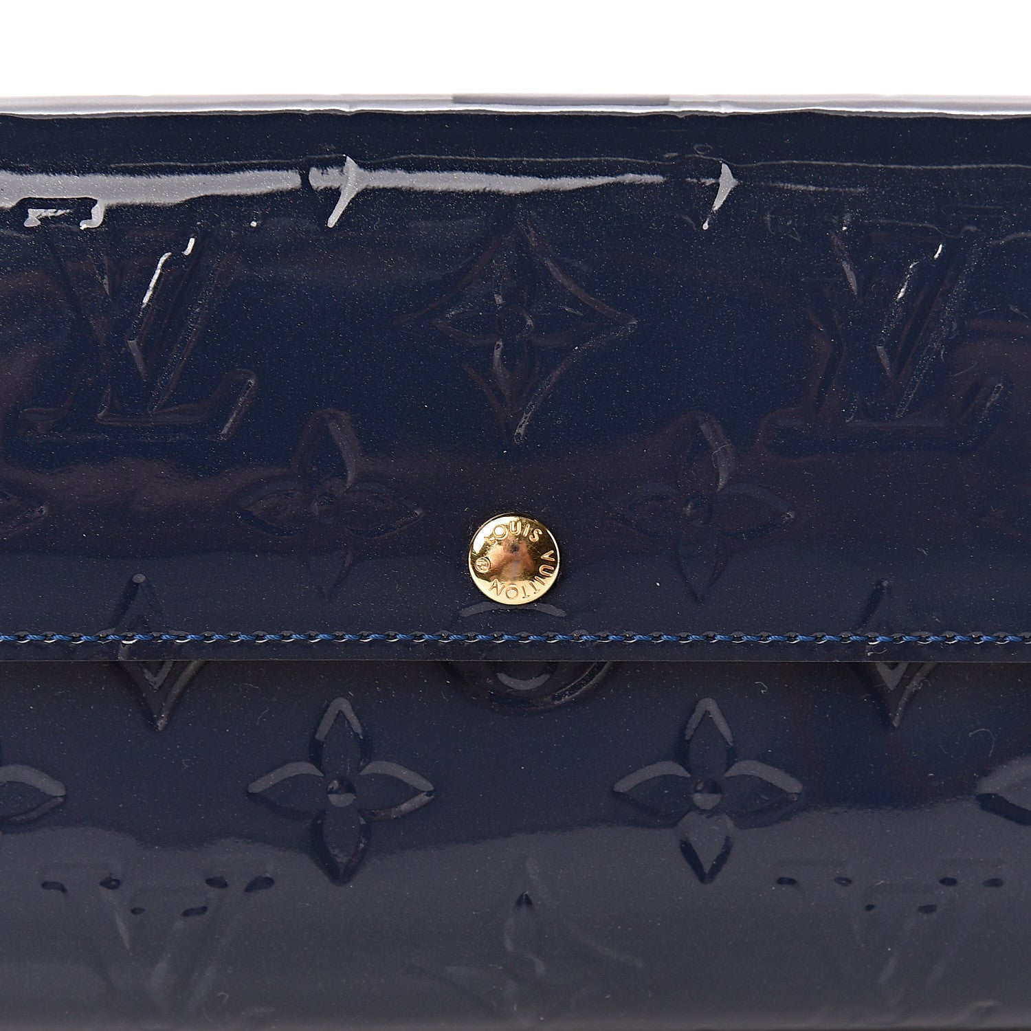 Louis Vuitton Vernis Sarah Wallet Grand Blue 8 of 8