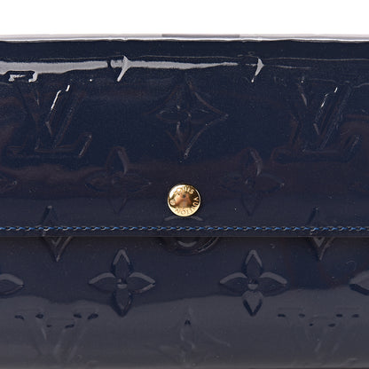Louis Vuitton Vernis Sarah Wallet Grand Blue 8 of 8