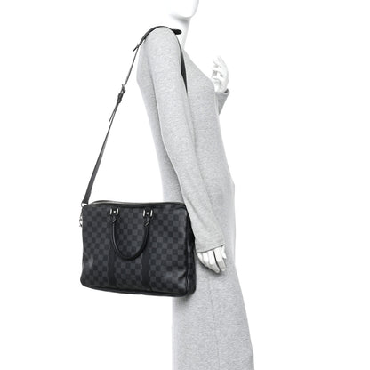 Louis Vuitton Damier Graphite Porte Documents Voyage PM 2 of 9