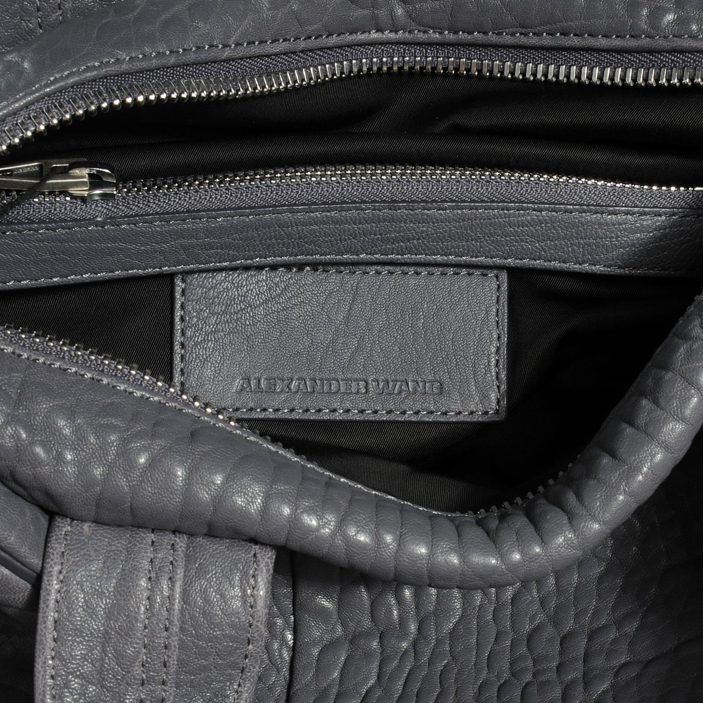 Pebbled Lambskin Rocco Tundra w Antique Silver Hardware