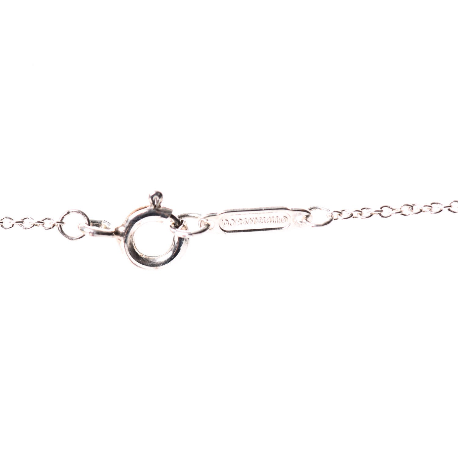 Tiffany Sterling Silver Return to Tiffany Heart Key Pendant Necklace 4 of 5