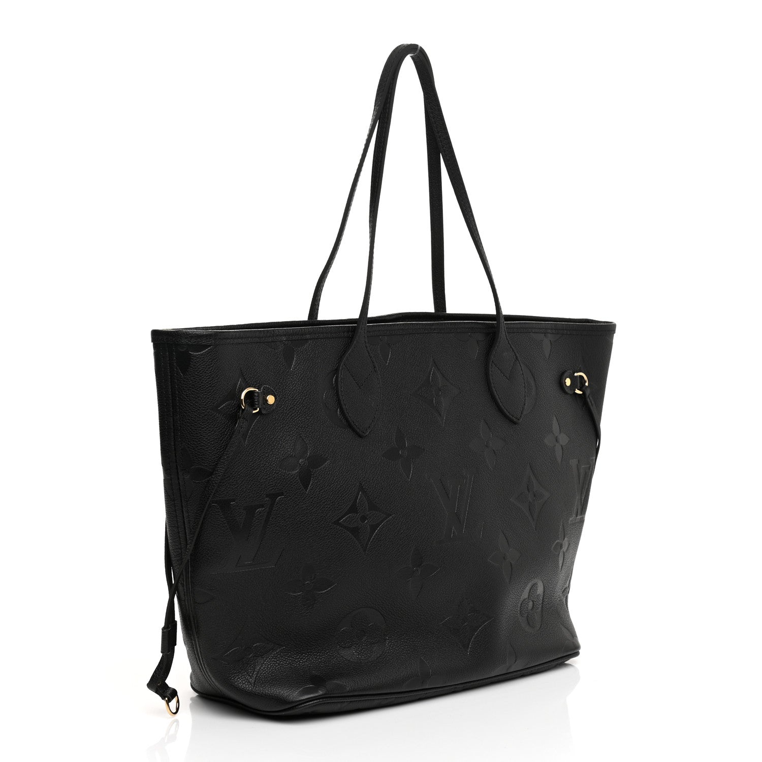 Louis Vuitton Empreinte Monogram Giant Neverfull MM Black 5 of 17