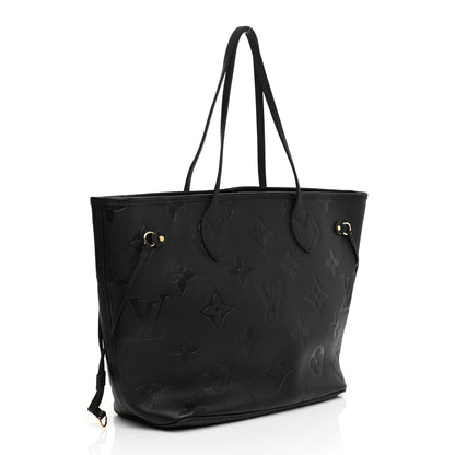 Louis Vuitton Empreinte Monogram Giant Neverfull MM Black 5 of 17