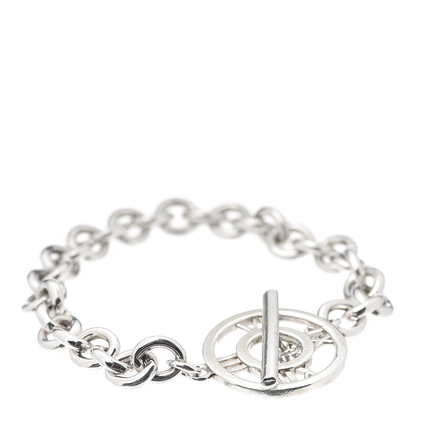 Sterling Silver Atlas Toggle Bracelet