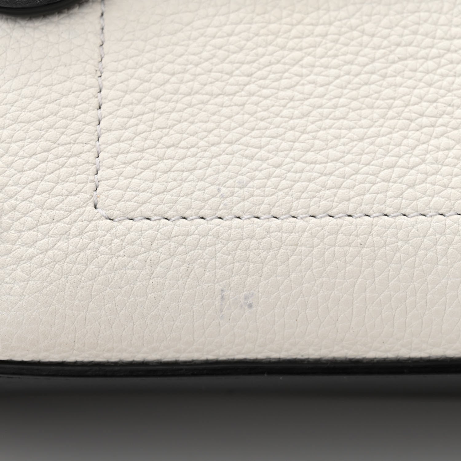 Celine Baby Grained Calfskin Nubuck Nano Tri-Color Luggage White Light Taupe 11 of 11