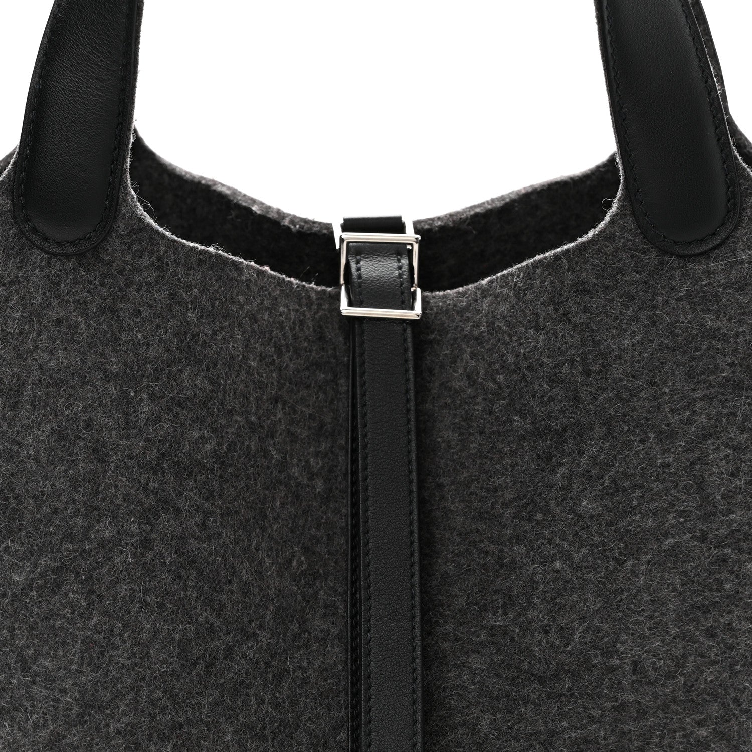 Hermes Feutre Swift Picotin Lock 22 MM Gris Moyen Black 8 of 11