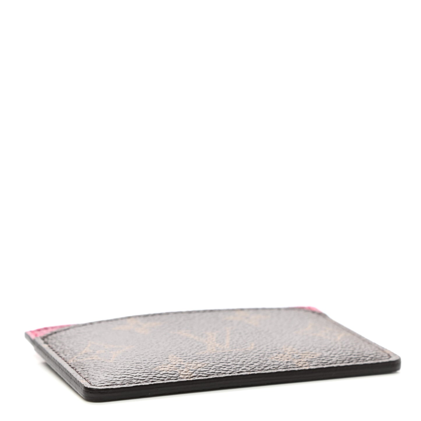 Monogram Card Holder Fuchsia