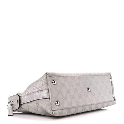 Gucci Monogram Small Boston Silver 4 of 10