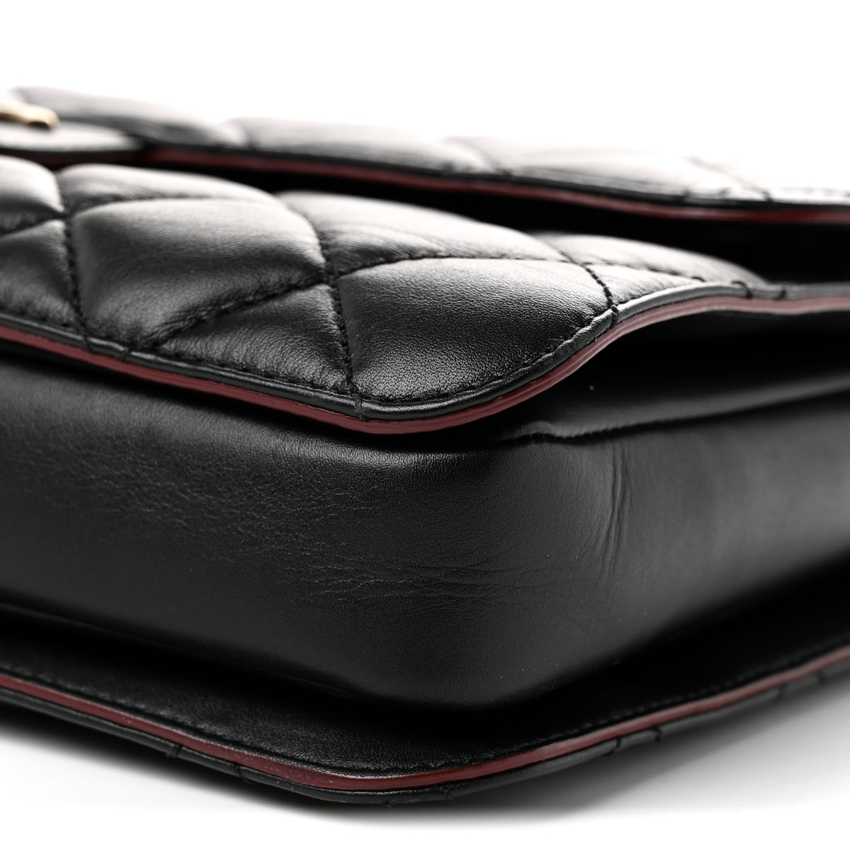Chanel Calfskin Quilted Large Perfect Edge Flap Black 10 of 10