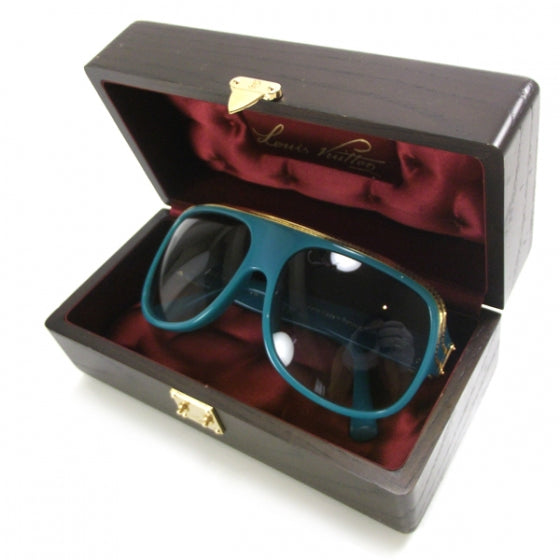 Louis Vuitton Millionaire Sunglasses Teal 10 of 10