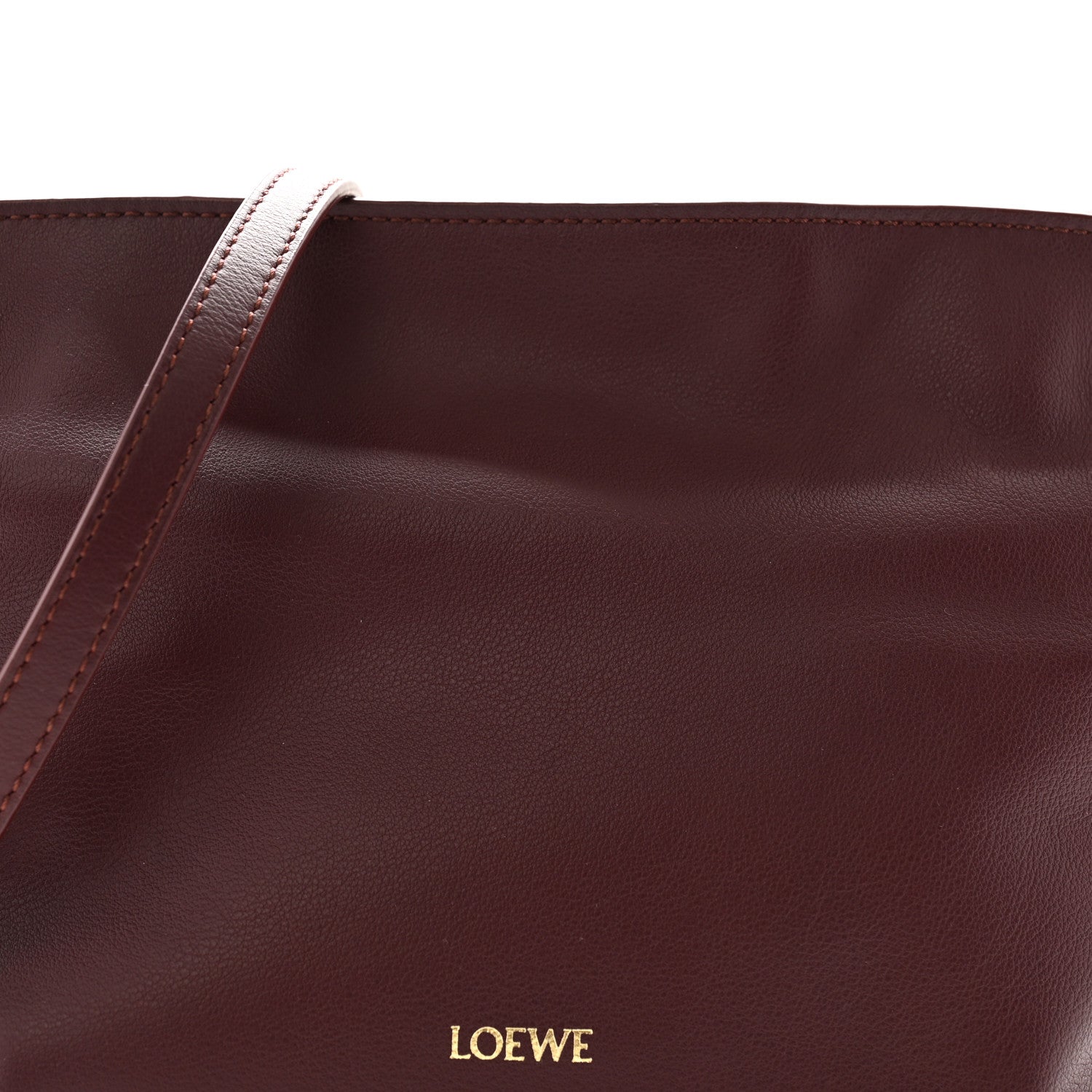 Loewe Calfskin Mini Flamenco Knot Clutch Prune 7 of 11