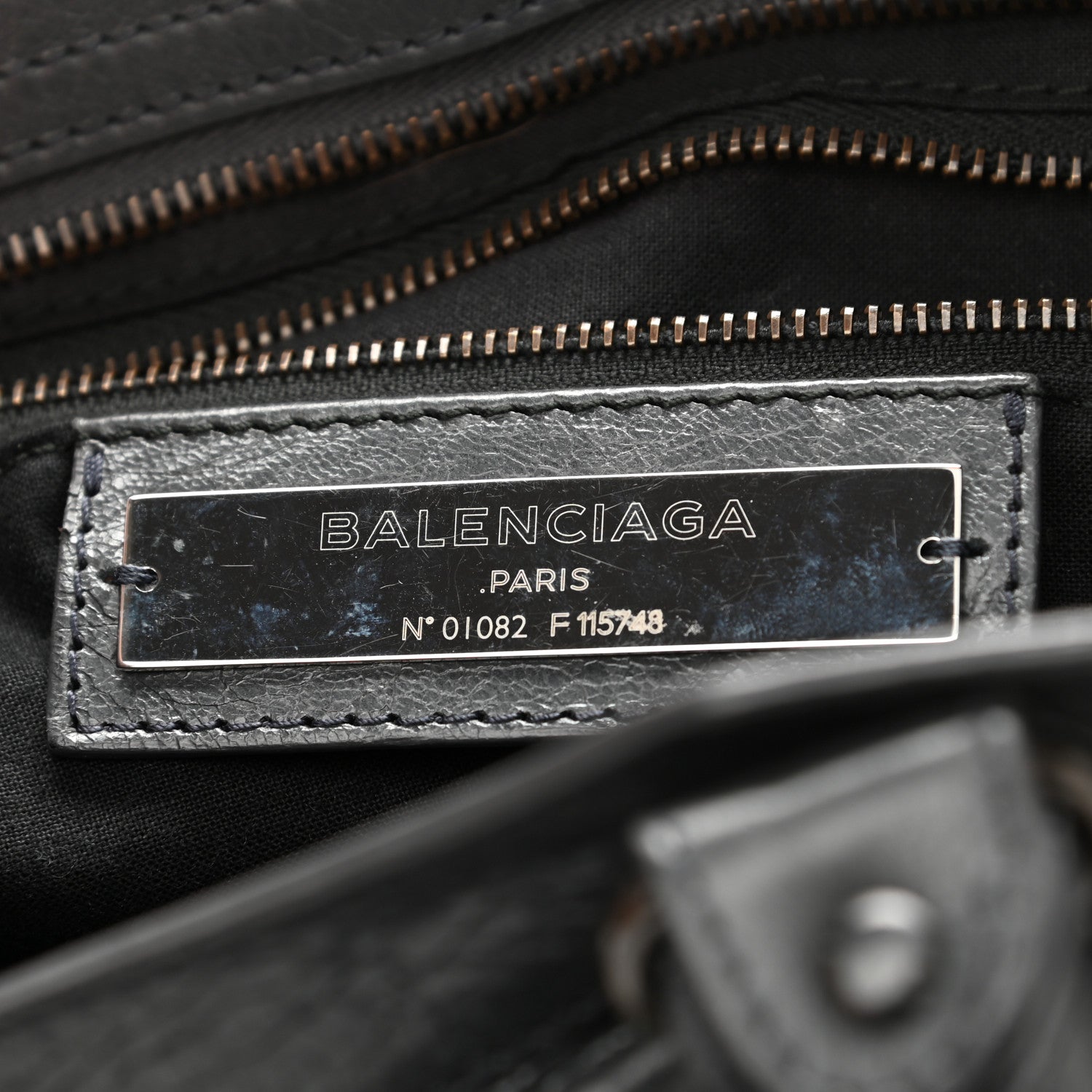 Balenciaga Agneau Classic Hardware City Gris Fossile 6 of 10
