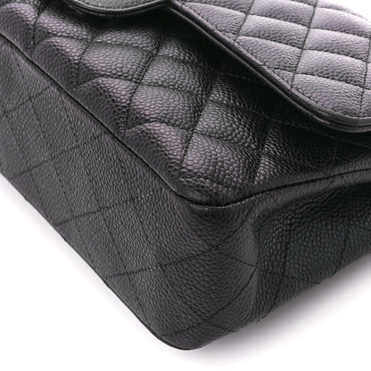Chanel Caviar Quilted Medium Double Flap Black 11 of 11