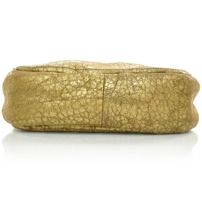 Prada Suede Shearling Mink Fur Crocodile Shoulder Bag 5 of 10