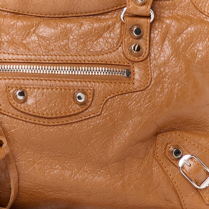 Balenciaga Agneau Classic Silver Hardware S City Camel 9 of 11