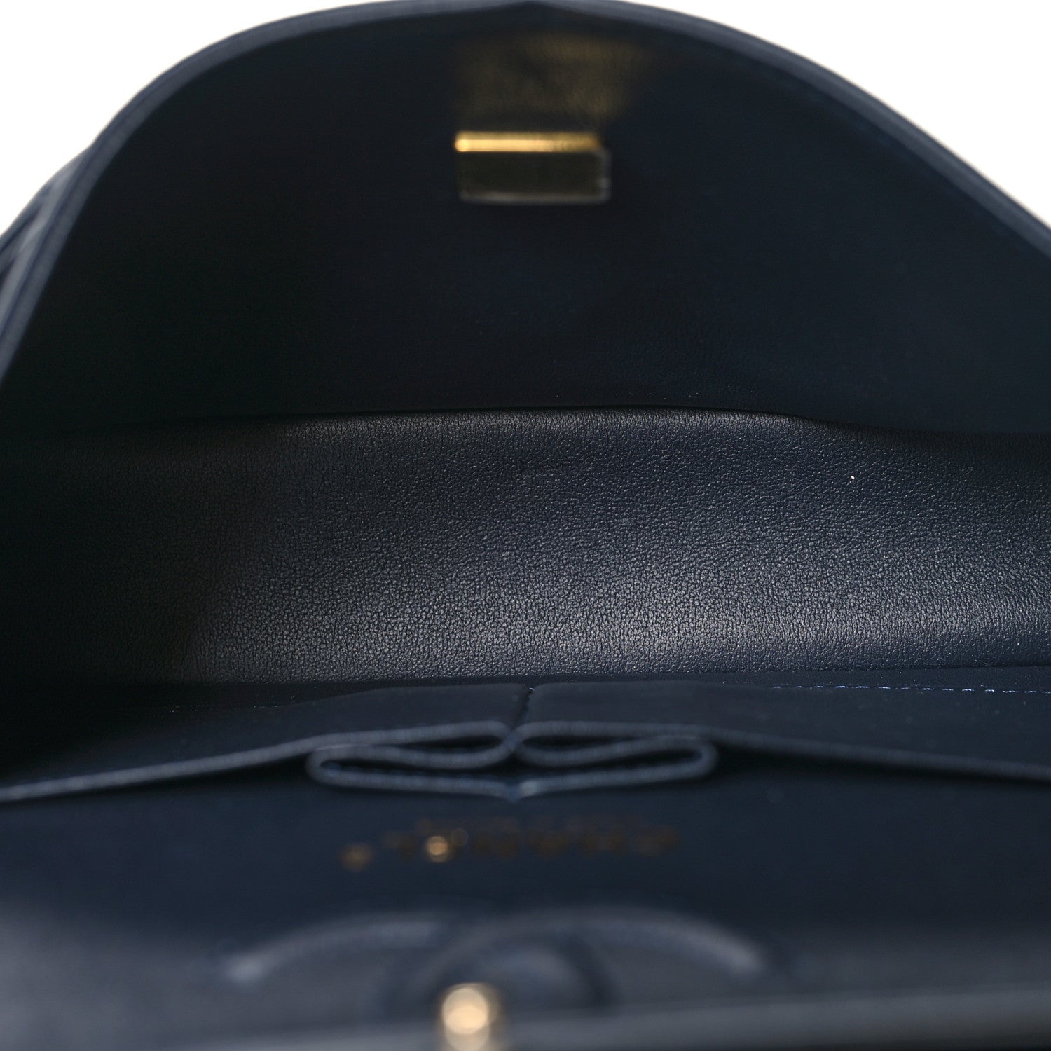 Chanel Lambskin Quilted Small Double Flap Navy 5 of 11