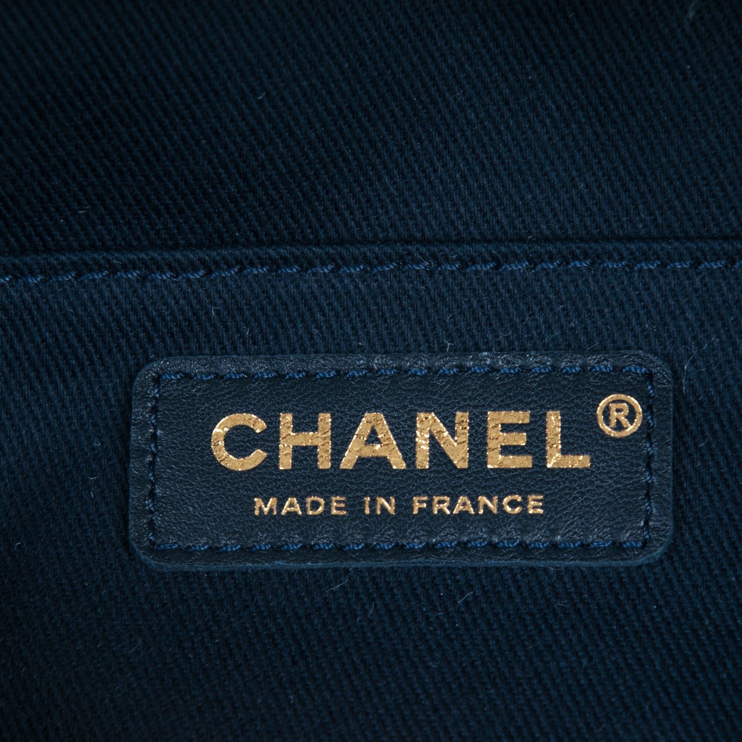 Chanel Caviar Stitched Zip and Carry Fanny Pack Navy Blue 6 of 7
